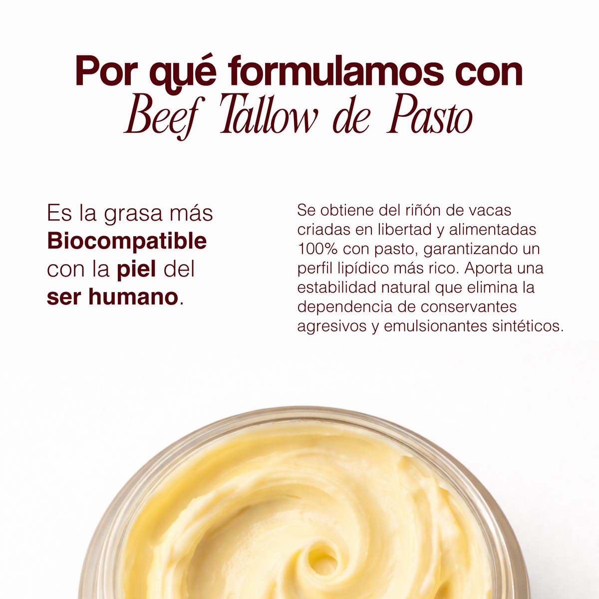Bálsamo Corporal de Beef Tallow